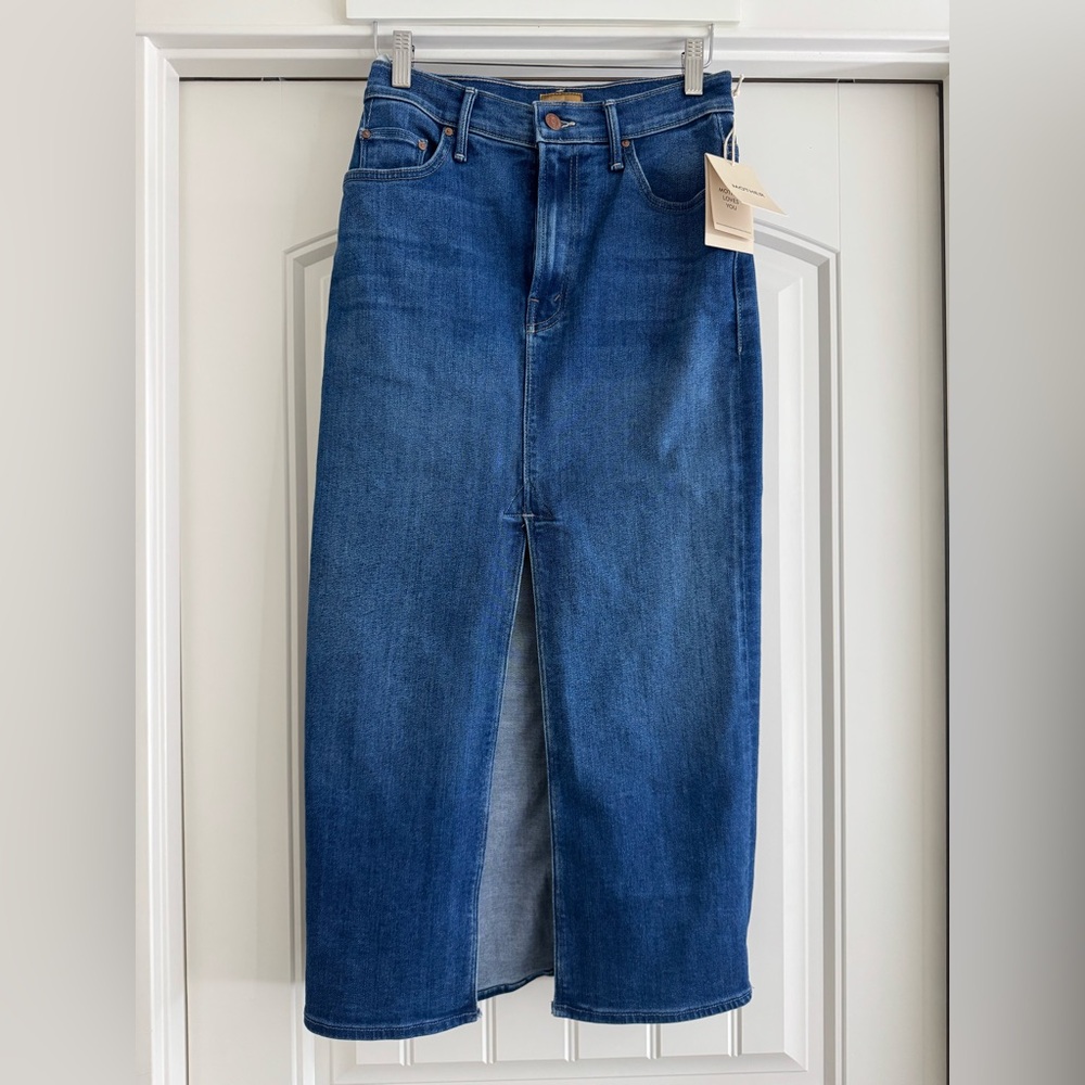 NWT ~ MOTHER Denim Midi Skirt